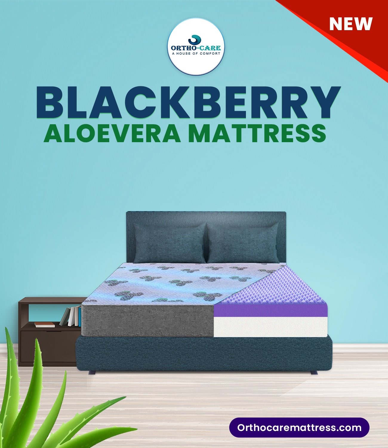 BLACKBERRY ALOE VERA MATTRESS